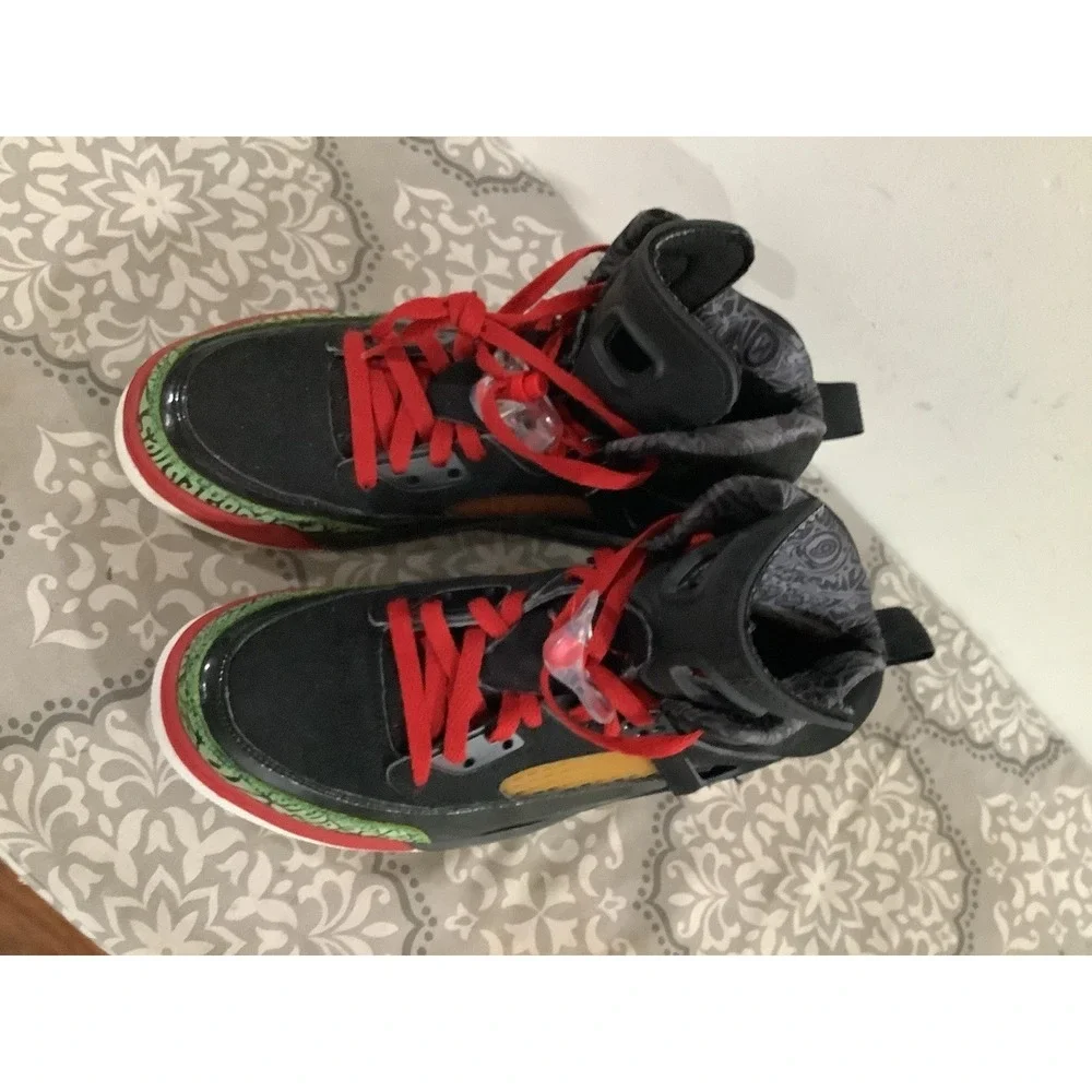 Jordan Spizike Men's Sneakers Black/Red Size 8.5